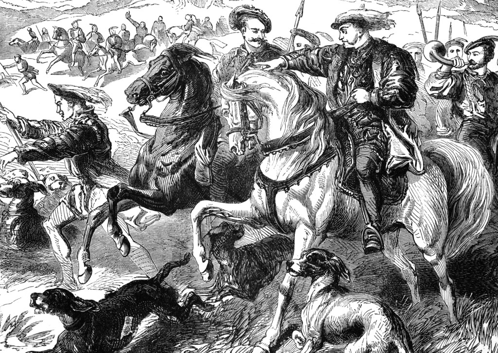 Henry VIII on a royal hunt